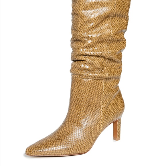 Zimmermann Beige Ochre Snake Boots - Picture 1 of 6